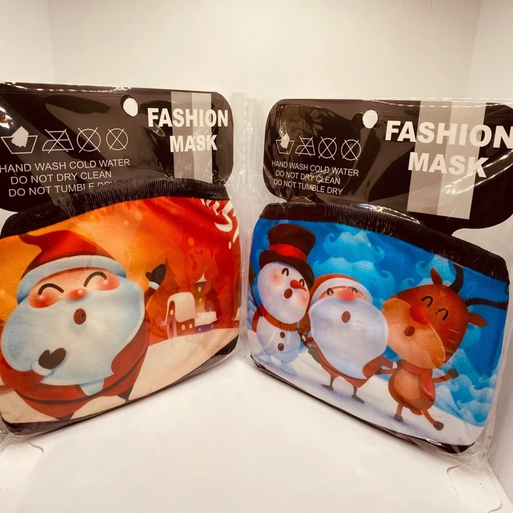 Face Masks Christmas Santa and Snowmen!